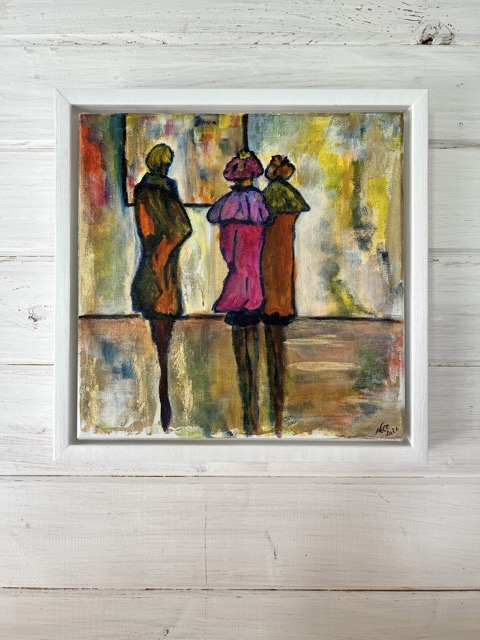 3 gucken -Acryl